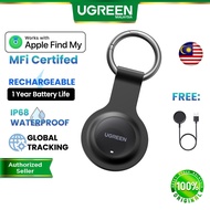 【Apple Find My】UGREEN Smart Finder Air Tag Wireless Rechargeable Global Location Tracker Round MFi C