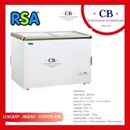 Dijual CHEST FREEZER RSA 320 KACA SLEDING Limited