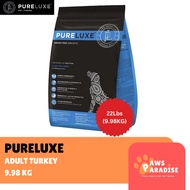 PURELUXE - Grain Free Adult Turkey 9.98 Kg / Holistic Grain Free Dog Food