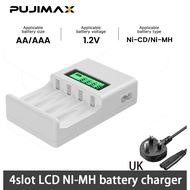 PUJIMAX battery charger AAA/AA battery NI-MH battery rechargeable battery US charger