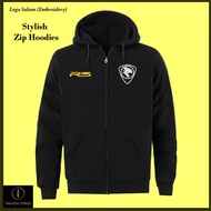 Zipper Hoodie  Jackaet Sulam -Embroidery  Proton R3 Motorsport Race Rally Research Popular Outerwear