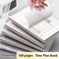 A5 Notebook Schedules Daily Plan To Do List Notepad 160 Pages Thick Office School Supplies Stationer