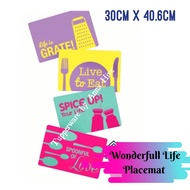 Lelong Tupperware Wonderful Life Placemat