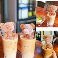 Bear Ice  Mold Net Celebrity Ice Bear Coffee Silicone Mold Beverage Coffee Milk Tea 3D Three-dimensi