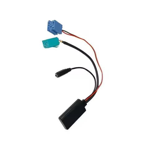 Car Bluetooth for Grande 5.0 Aux Cable Microphone For Handsfree Mobile Phone Free Calling Adapter Pu
