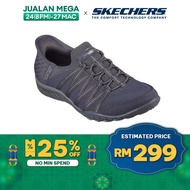 Skechers Women Slip-Ins Active Breathe-Easy Roll-With-Me Shoes - 100593-CCL Air-Cooled Memory Foam Kasut Sneaker, Perempuan