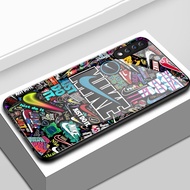 Case For Samsung A70 A70s A80 Trendy Brand Phone Shockproof Glass Shell Phone Case