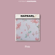 NAPEARL Living Room Blackout Printed Short Curtains Pastoral Style Polyester Textured Bedroom Blacko