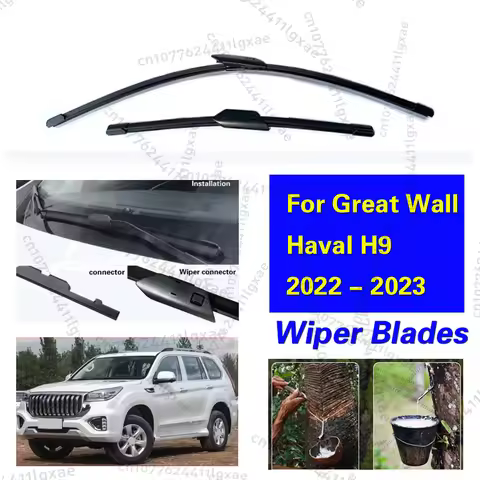 Wiper Front Wiper Blades For Great Wall Haval H9 2022 - 2023 Windshield Windscreen Window Car Rain B
