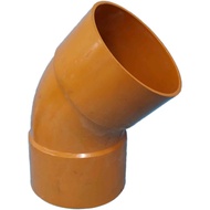 PVC ELBOW 3" X 45° SANITARY ORANGE