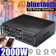 【พร้อมรีโมทฟรี】SUNBUCK AV-326BTHome power Amplifier Built-in Bluetooth 2000W เครื่องขยายเสียงHIFI 2C