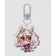 Umamusume biwa hayahide acrylic phone charm