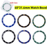 40*31.6mm Watch Bezel Face for Rolex Submariner Ceramic Loop Bezel Insert Ring Mens Watch Replacemen