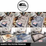 Kreasi Rumah.id - New Motif Premium Polyester Carpet Size 120X200CM 180X250CM 200X300CM