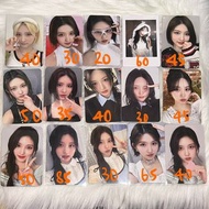 IVE 小卡 特典 Yujin Gaeul Rei Wonyoung Liz Leeso 秋天 李瑞 After Like Love Dive Eleven I am Season’s Greetin