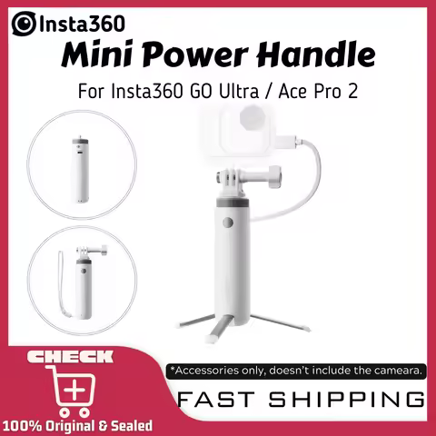 Insta360 Mini Power Handle 4900mAh Battery Grip Support Tripod For Insta360 GO Ultra Ace Pro 2 Actio