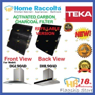 Activated Carbon Filter For Teka Cooker Hood TEKA DGL90AD DHL90AD Charcoal Filter Teka