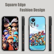 Casing For Samsung A03S A73 A23 S21 S22 A72 Boboiboy Galaxy Heroes And Friends JVB04 Phone Case Square Edge