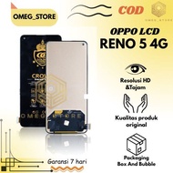 LCD G0LD3N CR0WN TOUCHSCREEN 0PP0 R3NO 5 4G 5G / RENO 6 4G 5G ORIGINAL FULLSET COMPLETE...