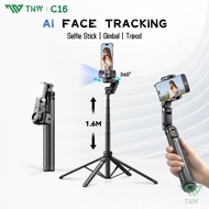 TNW C16 Face Tracking Multifunctional Tripod Ai Follow-Up Selfie Stick Gimbal Stabilizer For Phone