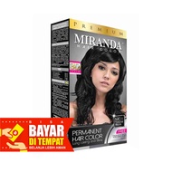 Miranda Premium Hair Color Original 100% BPOM MC - 1 Black - Cat Pewarna Rambut - Cat Rambut - Pikok