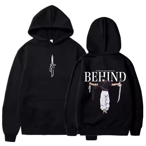 Jujutsu Kaisen Anime Hoodies Men Women Fushiguro Toji Manga Hooded Pullover Gothic Sweatshirts Hip H