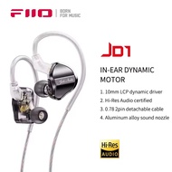 FiiO JD1 Earphones in-ear HiFi Wired Headphones 10mm LCP Dynamic Driver Earbuds with Microphone Head
