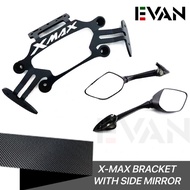 EVAN.SHOP Yamaha Xmax 300 With Carbon Side Mirror And windshield Bracket Can Adjust X-max