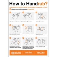 VINYL STICKER PROCEDURES TO ERADICATE HANDS