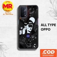 Case OPPO A74 4G A95 A74 5G A76 A36 F5 F11 PRO NASA MOTIF Latest Premium Glossy 2D Hardcase Casing C
