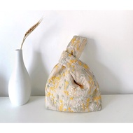 Floral Embroidered Dumpling Bag