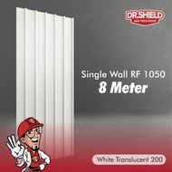 DR.SHIELD Single Wall White Translucent Atap uPVC 8 METER Berkualitas