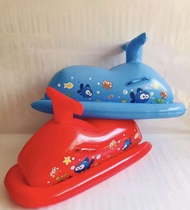 Summer Inflatable Jetski Swimming Floater with Leg Hole