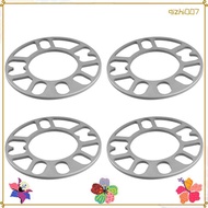 4Pcs Aluminum Wheel Spacers Shims Plate Auto Wheel Spacers Stud for 4X100 4X114.3 5X100 5X108 5X114.