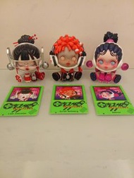 Pop Mart Skullpanda City of Night 夜之城系列 執法者 Law Executor, 卷軸傳輸員 Scroll Delivery, 舞者 Dancer