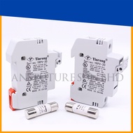 YINRONG DC Fuse & Base YRPV-30/10A DIN RAIL DC FUSE LINK 10A & YINRONG YRPV-30-BASE DIN RAIL DC FUSE