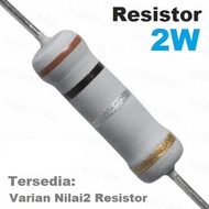 220 Ohm 220R - RESISTOR 2W 5% 100 120 150 180 200 220 270 300 330 390 470 560 680 OHM