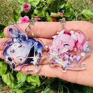 Game Honkai Star Rail Hyacine Shea Fairaday Cipher Cute Acrylic Pendant Keychain Keyring Collection 