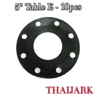 TABLE E Rubber Gasket, Size: 5" (10pcs/pack), Flange Rubber Gasket, TABLE E Standard
