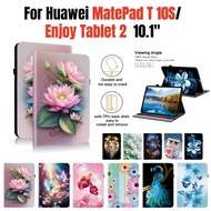 For Huawei MatePad T10S T 10S T 10s Enjoy Tablet 2 Tablet2 10.1''High Quality Leather Stand Flip Cov