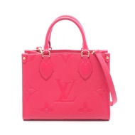 【二手】路易威登LOUIS VUITTON Tote Bag OnTheGo PM 2WAY M45660 小蒼蘭色皮革 OnTheGo PM 女士二手 B