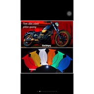 Decal Set of Reflective Rim Stickers for 18 Inch Motorcycle and Car Rims - Xuyen Viet