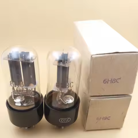 New Soviet 6H8C electronic tube instead of 6N8P 6SN7