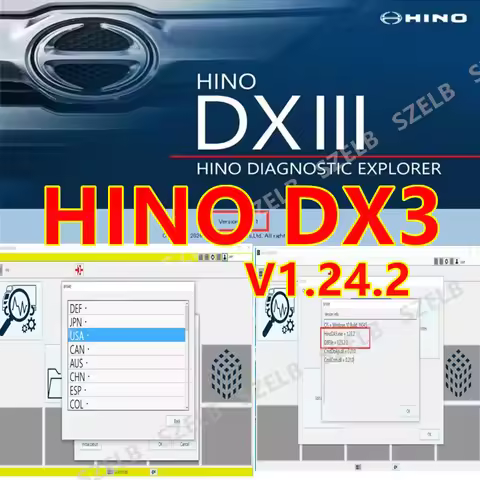 Hino Diagnostic EXplorer 3- Hino DX3 V1.24.1 [0.2 2024]+Keygen free installation