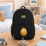Catenzo - XD1 P465 Backpack for College and Work Wall-nut Plant vs Zombie Motif Suitable for Men and