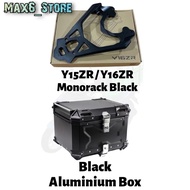 Yamaha Y15ZR Y16ZR Monorack + Aluminum Box Full Set Aluminum Top Box Premium X CNC Alloy Kotak Motor