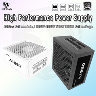ICE Whale AI550 AI650 AI750 AI850 80Plus Full module Gaming Power Supply ATX3.0 PCIE5.0 ATX Power Su