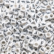 Wholesale6*6mm Letter Beads Square Acrylic Beads26Alphabet Beads Plastic English Alphabet Beads3300G