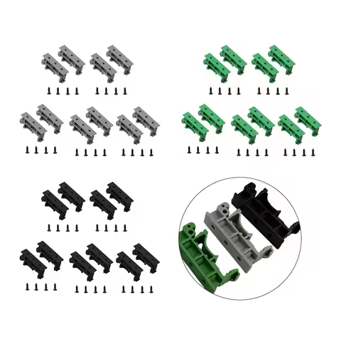 Versatile PCB Mounting Bracket Rail Mount Adapter Carrier Clips Panel Circuit Board Bracket Mount Ho