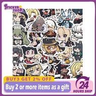 49pcs Chibi Zenless Zone Zero Game Sticker Decoration Water Bottle Notebook Waterproof Sticker